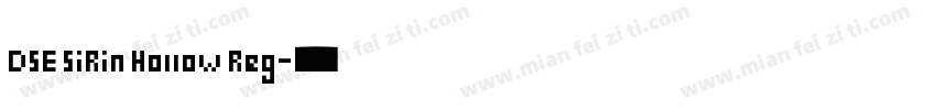 DSE SiRin Hollow Reg字体转换